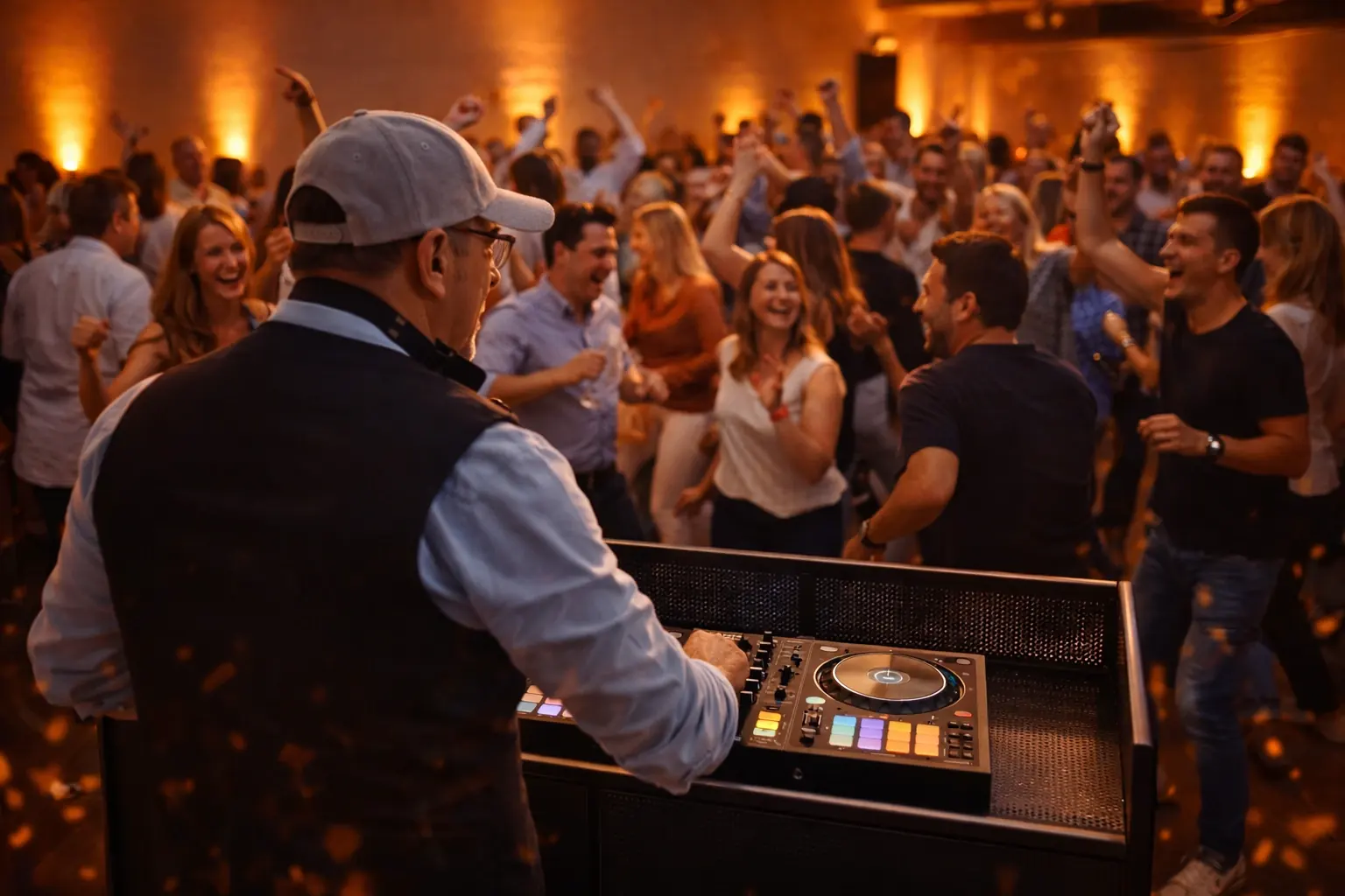 DJ Rico Cinsano bei einer Firmenfeier