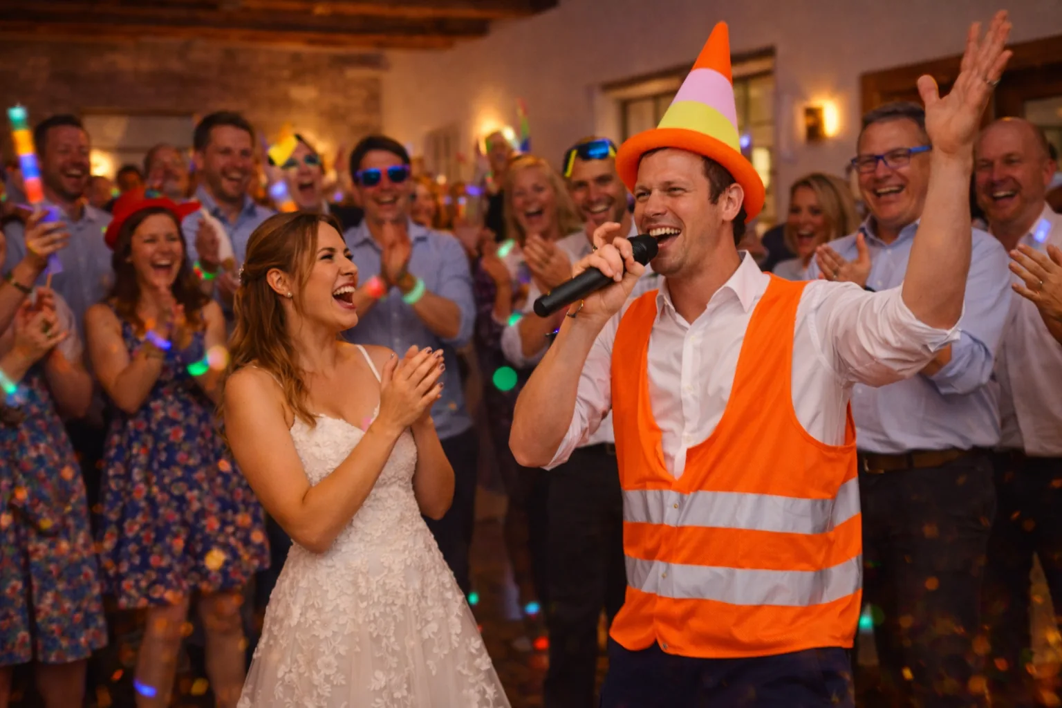 Hochzeitsfeier mit DJ und Tanzfläche
